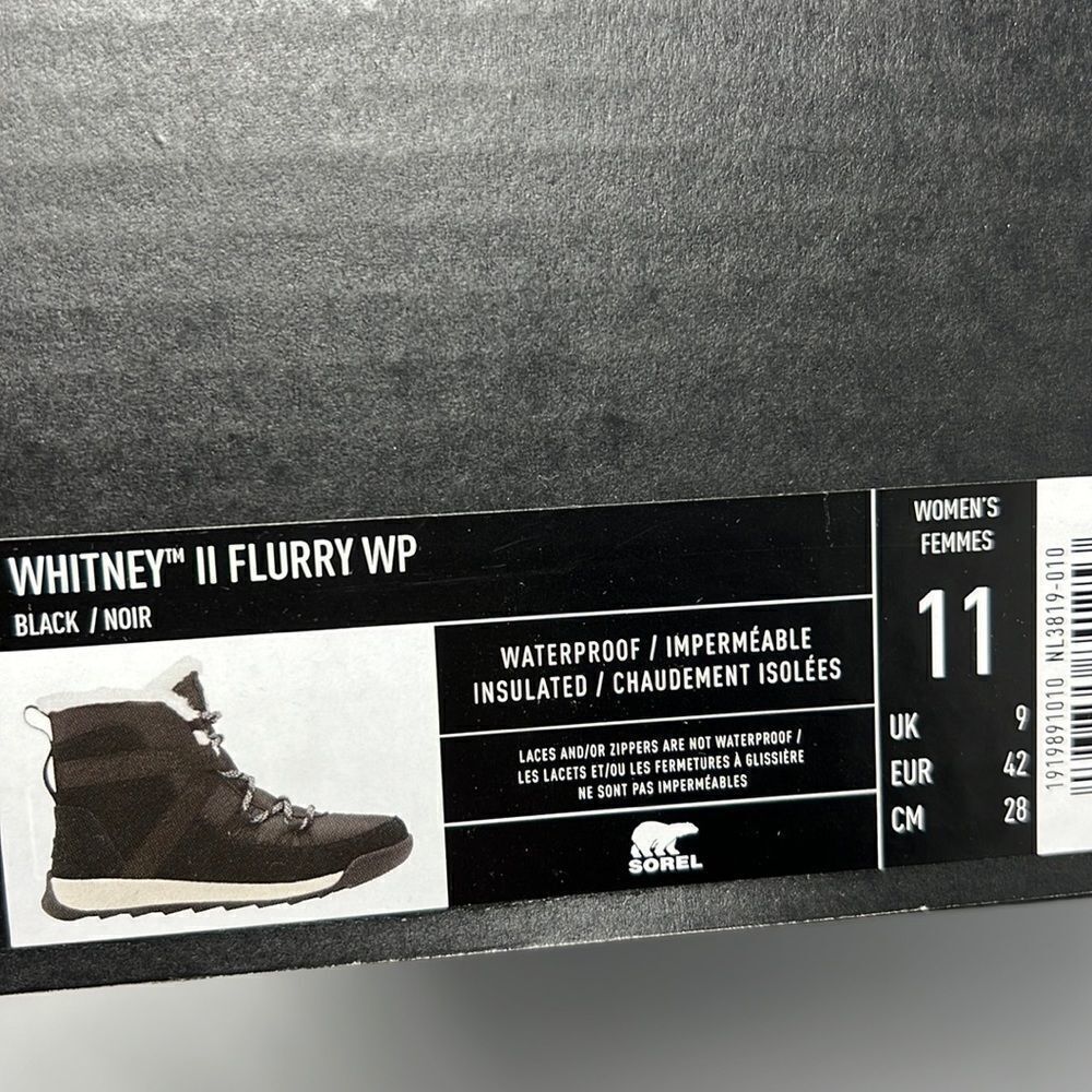 Sorel Whitney Flurry Boots
Size 11 NEW! - Picture 7 of 8